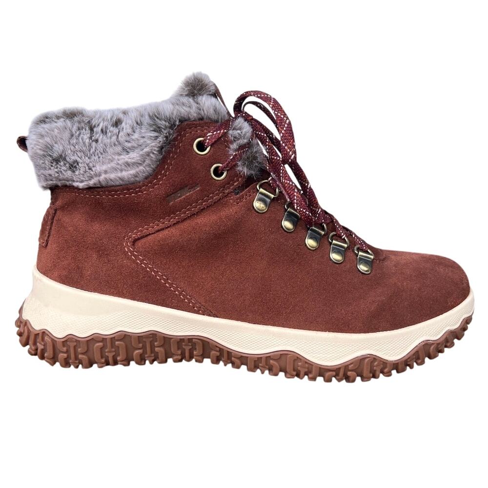 L.L. Bean Day Venture Cinnamon Suede Winter Boots Size US 9